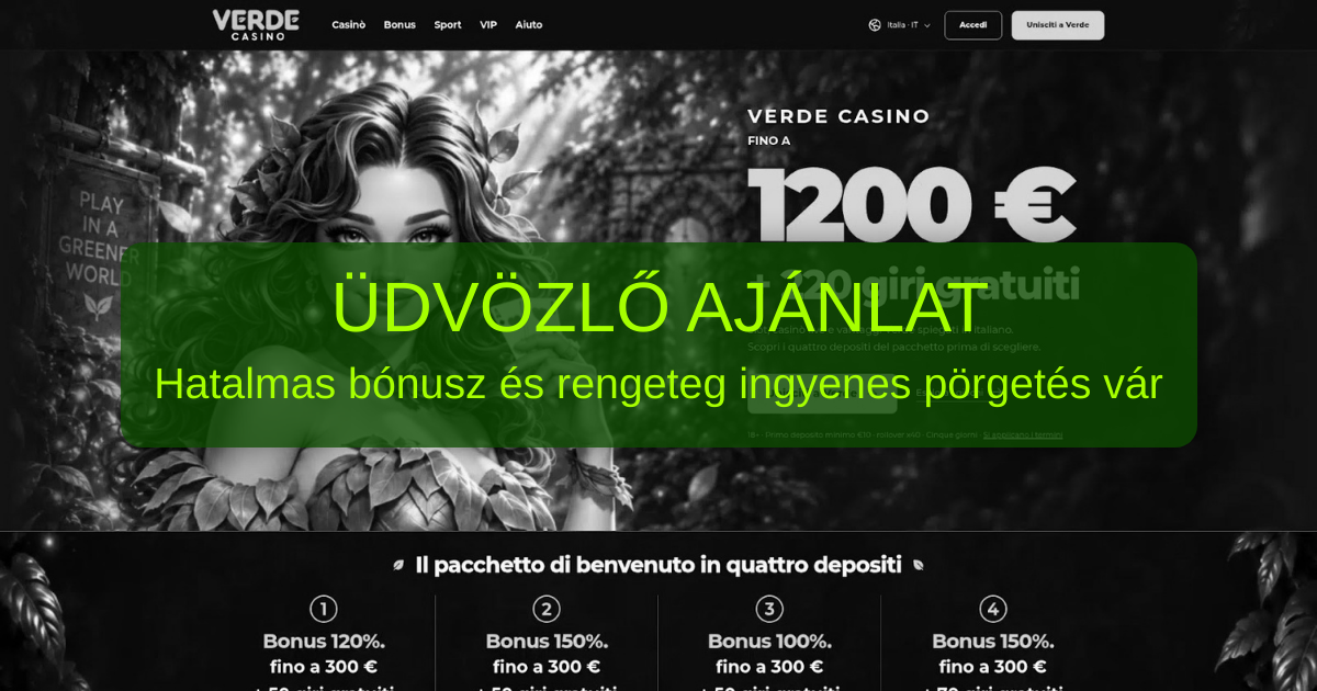 Casino Verde welcome bonus